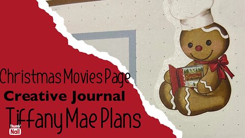 Christmas Movies page in my Creative Journal