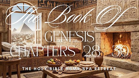 The Book of Genesis - Chapters 28 - 30 - The Holy Bible ASMR Spa Retreat
