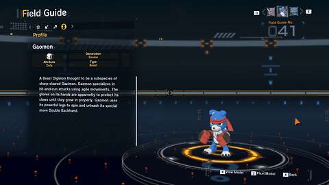 gaomon all digivolution/de-digivolution/profile Digimon Story Time Stranger