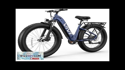 Vivi ACE07 Electric Bike 26" x 4.0 Fat Tire Ebike 1475W Peak Review