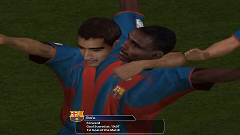 Samuel Eto'o Brace VS Real Madrid | FIFA 2005