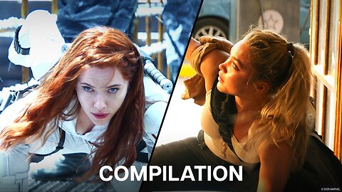 Black Widow Natasha and Yelena Best Moments Compilation