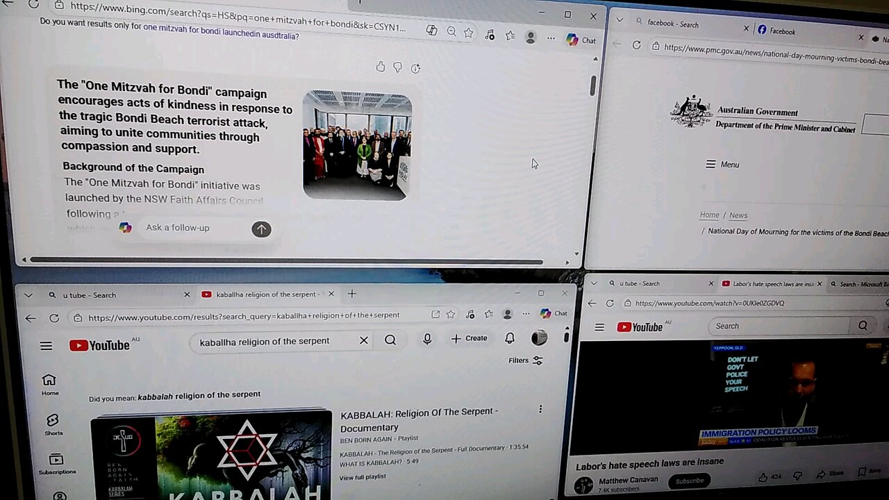 Australia's Hate Speech = Chabad Noahide Laws.