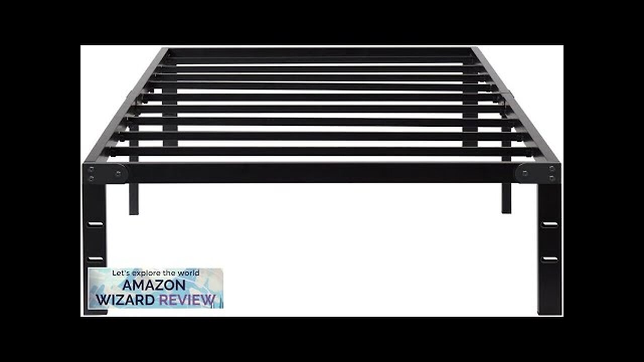 DUMOS Twin Size Bed Frame Metal Platform Frames No Box Spring Needed Review