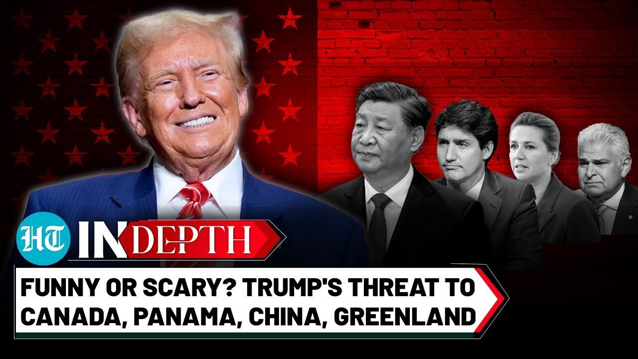 Trump's Funny Yet Scary Christmas Threat To Canada, China, Panama, Greenland Dec 26