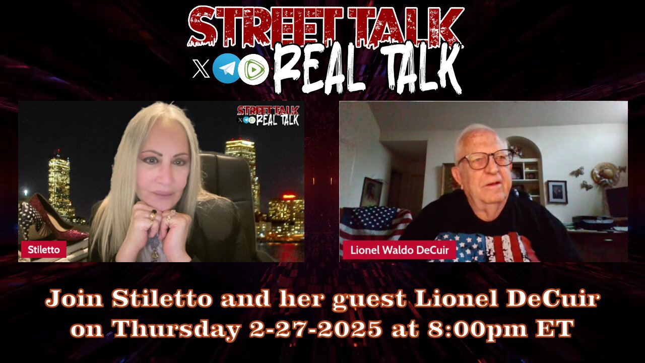 Rebroadcast of Street Talk with Stiletto from 2-27-2025