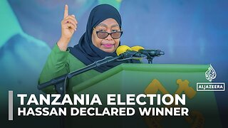 Tanzanian President Hassan declared winner of disputed vote with 98 percent
