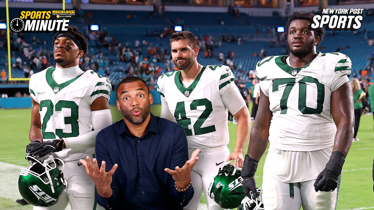 Jets remain winless after sloppy loss to Dolphins | New York Sports Minute | Presented by Nicolock Paving Stones