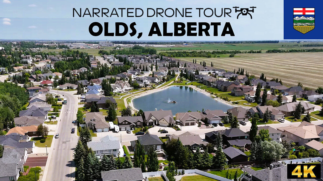 🚁 Olds, Alberta 🌾 4K Drone
