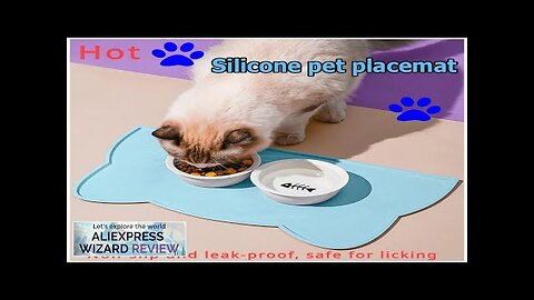 Silicone Pet Feeding Mat Feeders for Dog Accessories Dog and Cats Bowl Review