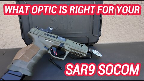 The SAR9 SOCOM Optics Ready Pistol is a GAME CHANGER!