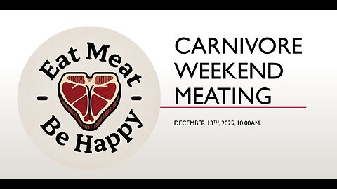 Weekend Accountability Meating for Carnivore Diet