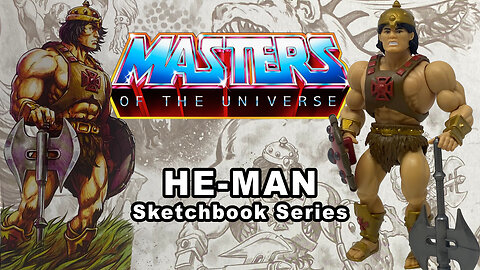 He-Man - Sketchbook Series - Masters of the Universe Origins - Unboxing & Review