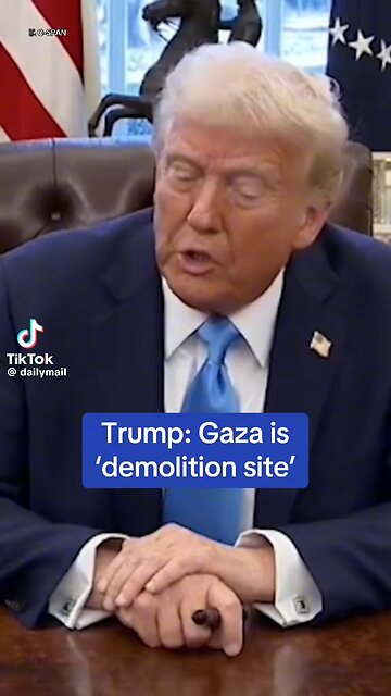 Trump Speaks On Gaza