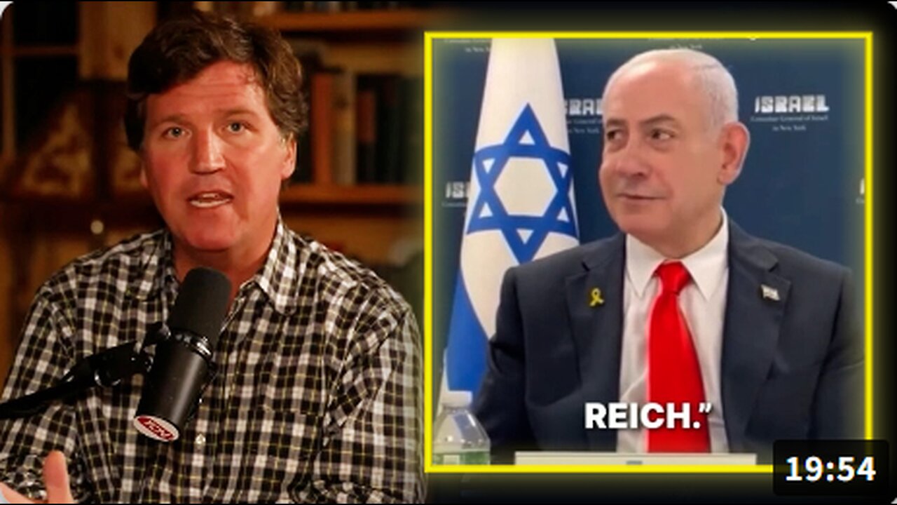 POWERFUL: Tucker Carlson Annihilates Netanyahu After The Israeli Prime Minister Publicly Declared War Against The 1st Amendment!