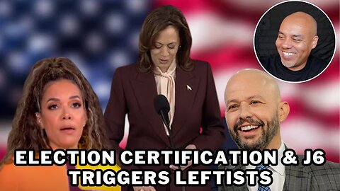 Kamala Certifies Trump Win & Sunny Hostin Still Unhinged & Delusional Over The Election Outcome & J6