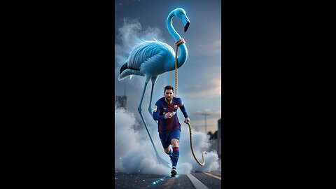Messi, Neymar & Mbappé’s Flamingo vs Ronaldo’s Flamingo #ronaldo #goat #messi #aifunnyshorts