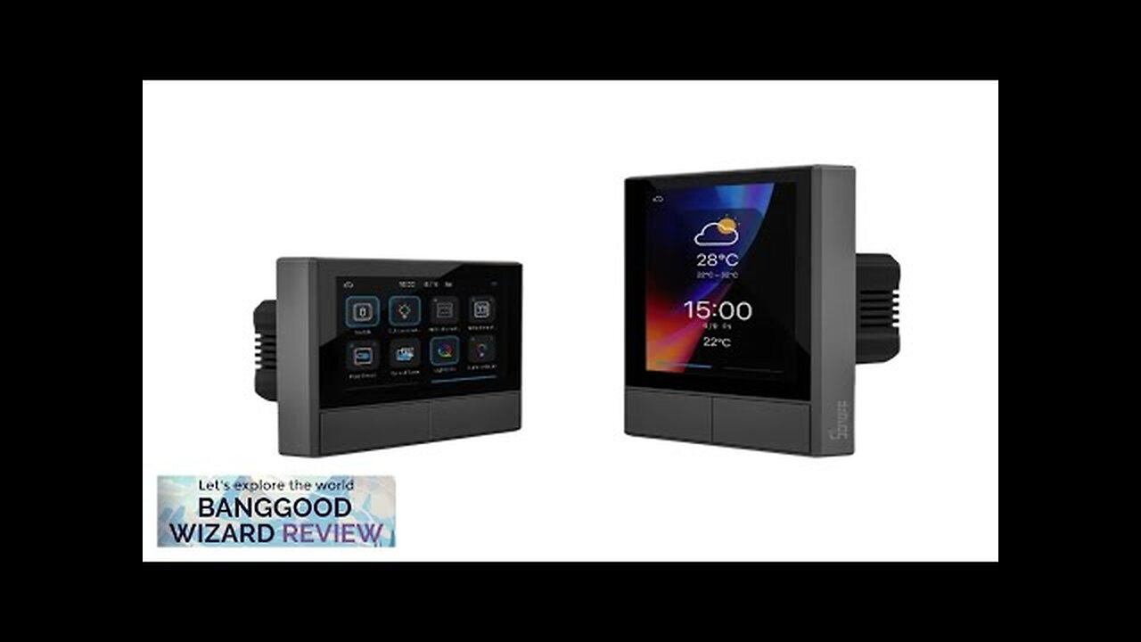 SONOFF NSPanel Smart Scene Wall Switch EU US Wifi Smart Thermostat Display Review