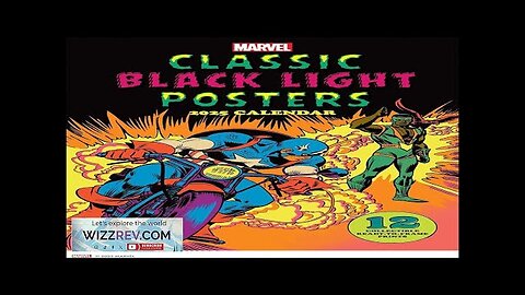 Marvel: Classic Black Light Posters: 2025 Calendar Review