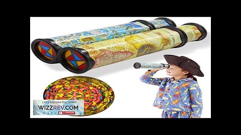 Scalable Rotation Kaleidoscope Magic Kaleidoscope Glasses Adjustable Fancy Colored World Toy Review