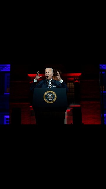 Biden Trips All Over Himself Ranting About Trump's 'Dark Days' Abyss And Attack On Free Speech