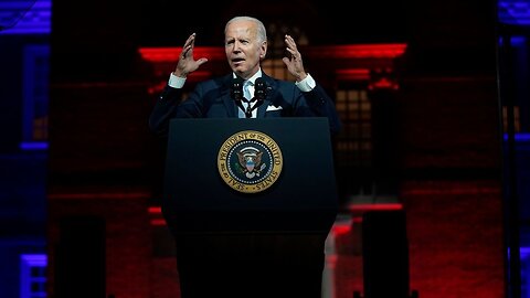 Biden Trips All Over Himself Ranting About Trump's 'Dark Days' Abyss And Attack On Free Speech