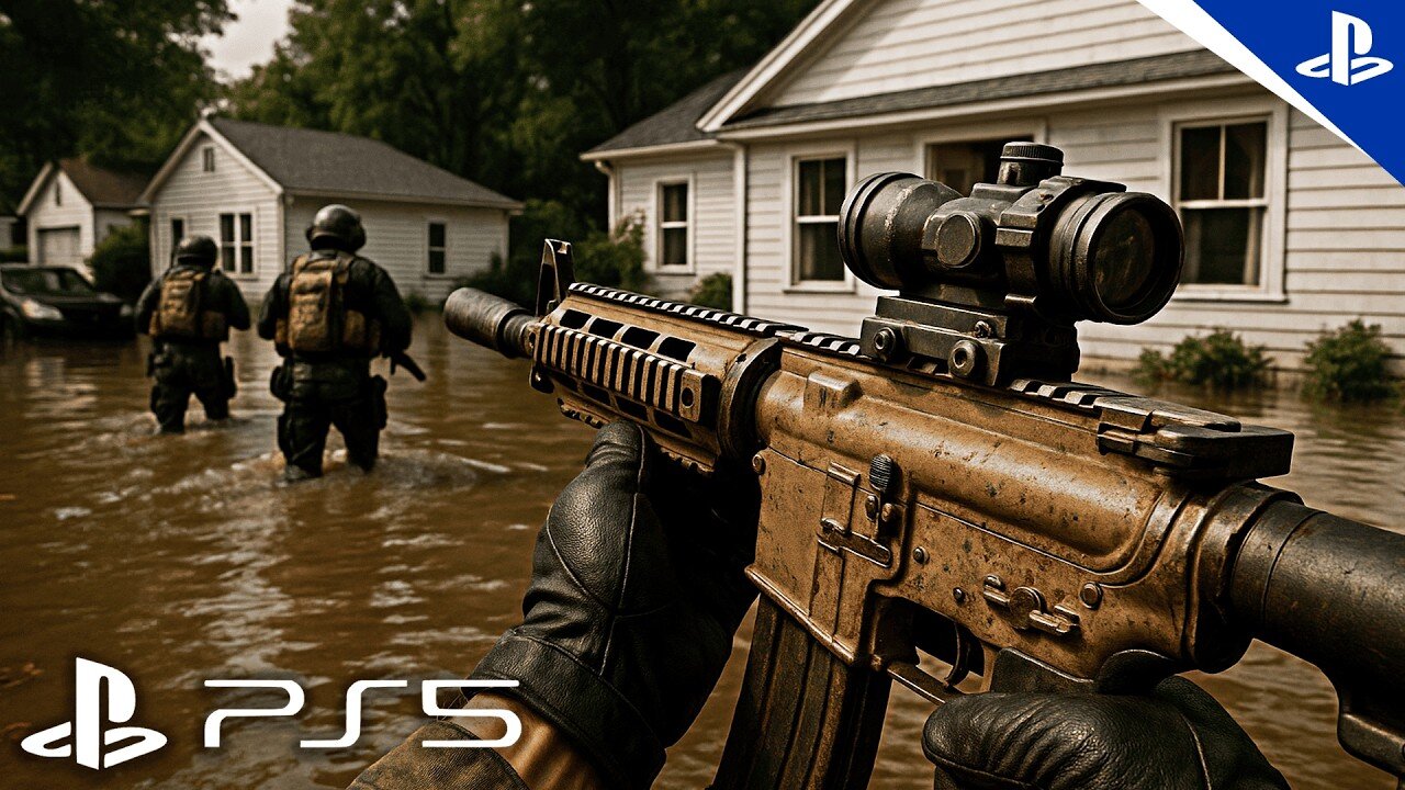CIDADE SUBMERSA EM SEGUNDOS – A FÚRIA DA ÁGUA! | Call of Duty Ghosts - Gameplay [4K60 HDR]