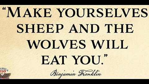 Make Yourselves Sheep & The Wolves Will Eat You