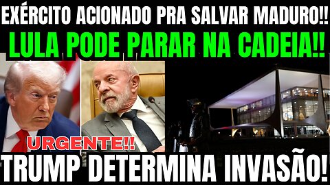 BOMBA!! EXÉRCITO PODE AGIR A QUALQUER MOMENTO! LULA DESESPERADO COM DELAÇÃO DE MADURO!