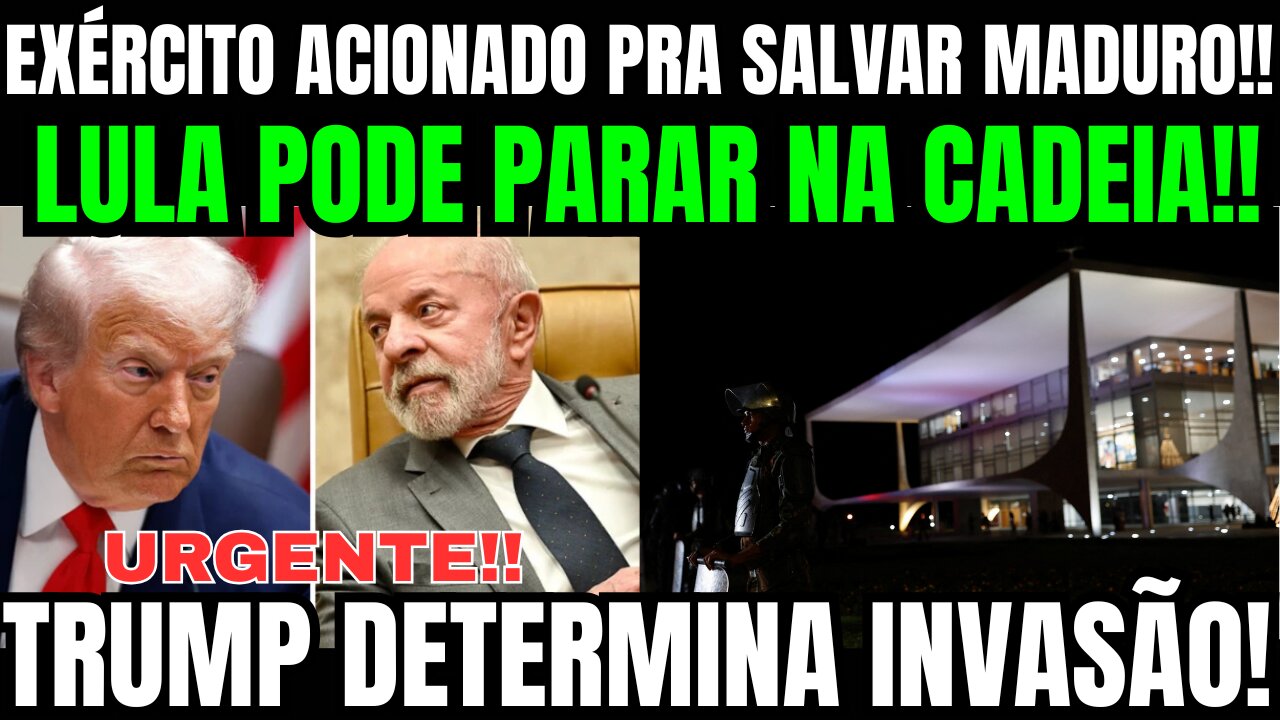 BOMBA!! EXÉRCITO PODE AGIR A QUALQUER MOMENTO! LULA DESESPERADO COM DELAÇÃO DE MADURO!