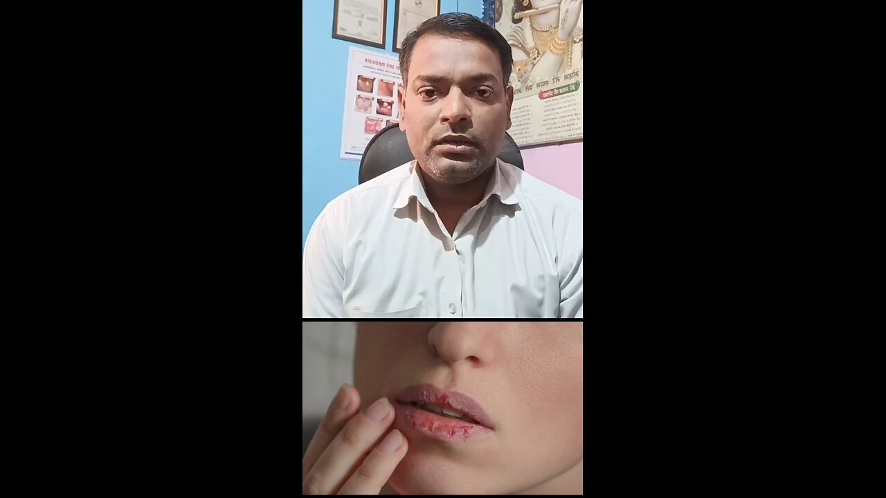 फटे होठों ।