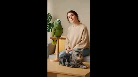 The Parrot Translates What the Cat Really Thinks