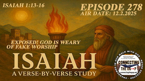 Isaiah 1:13-16 - Exposed! God is Weary of Fake Worship - 278