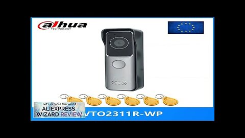 Dahua Multi-language VTO2311R-WP 802.3af PoE IP Villa Wi-Fi DoorbellVideo intercomIP Door Review