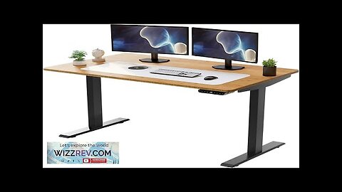 Rise UP Electric Standing Desk Adjustable Height Desk 24-49" Dual Motor One Review