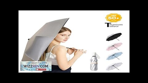 UV Umbrella Titanium UV Protection Sun Automatic Folding Windproof Umbrella Thick Strong Review