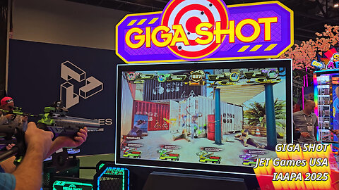Step Up Your Shooting Gallery Experience With GIGA SHOT by JET Games USA (IAAPA 2025)