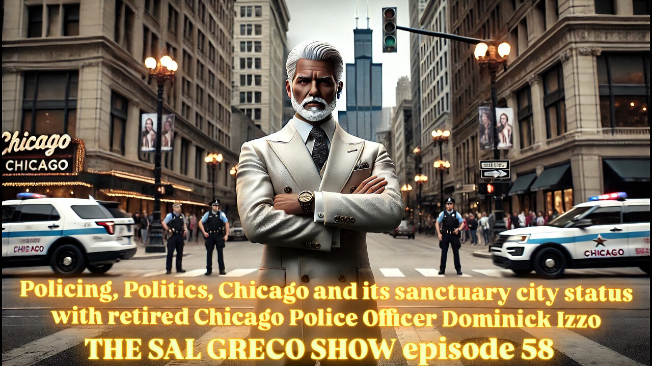 Policing, Politics, the sanctuary city of Chicago with retired police officer Dominick Izzo. | Ep.58