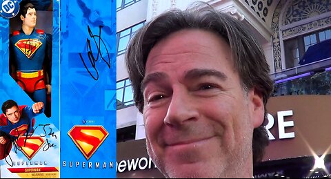 Peter Safran ⭐️ signed Superman toy donated to charity ❤️ Christopher and Dana Reeve Foundation 💛