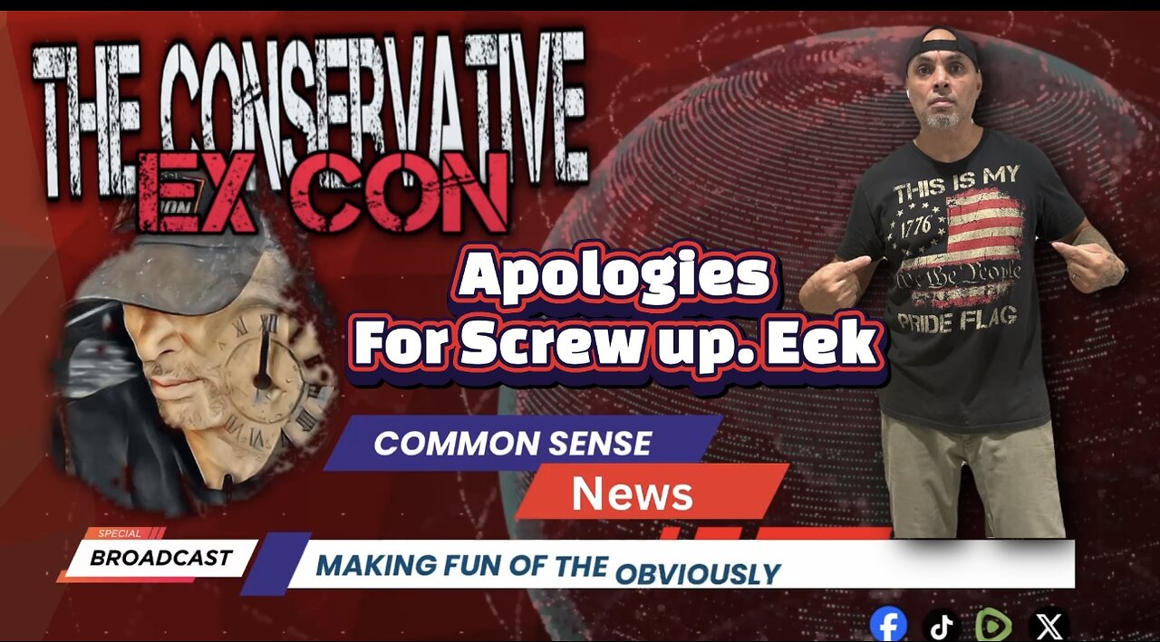 Sorry Everyone. I screwed up that Live feed. Eek