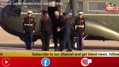 Trump Departs for Asheville