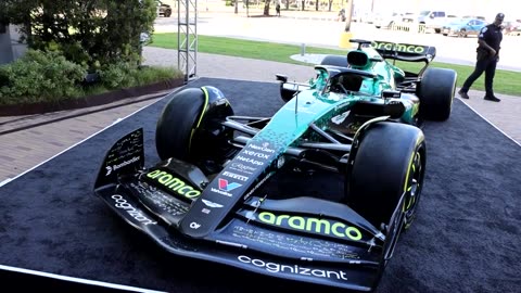 Aston Martin Aramco F1 Team unveils new car ahead of US Grand Prix