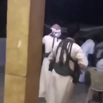 Muslim man accidently shoots friend during a celebration.