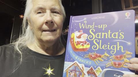 Wind-Up Santa's Sleigh with 4 tracks.