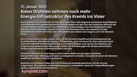 DRUSCHBA PIPELINE ZERSTÖRT !