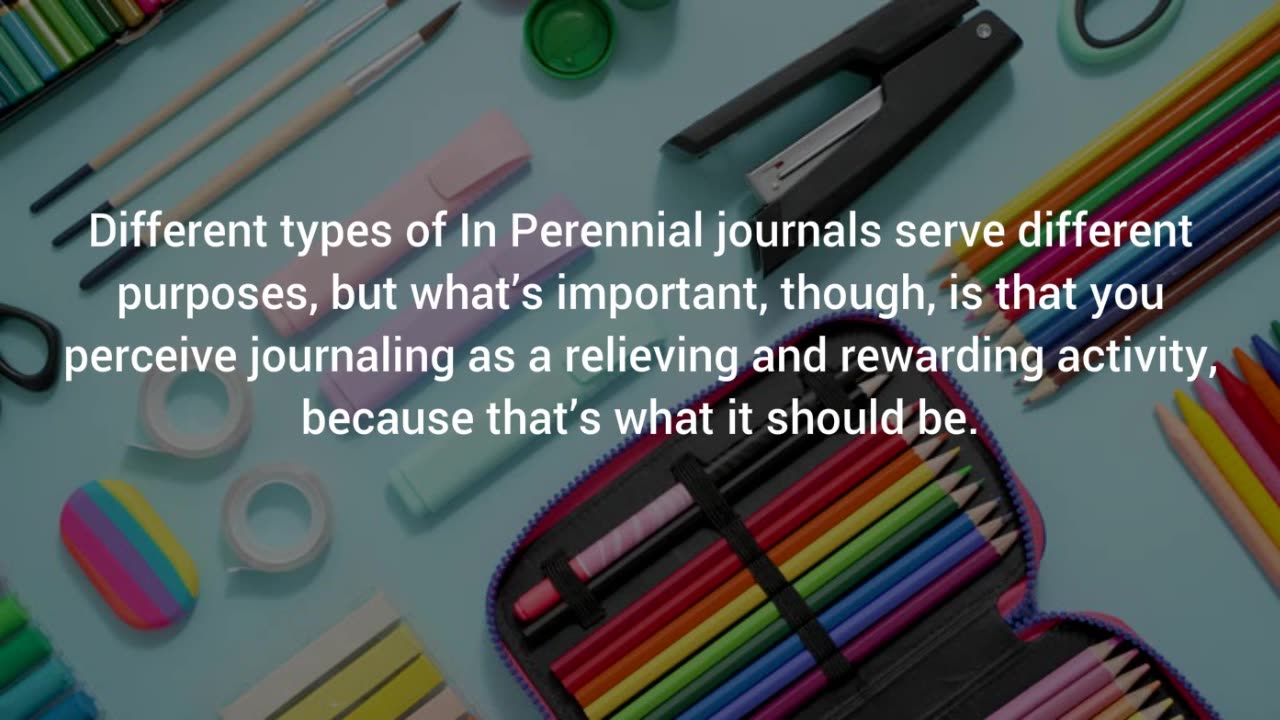 The Art Of Reflection: How In Perennial Journal Enhances You