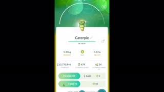 Pokémon GO-Purifying Shadow Caterpie