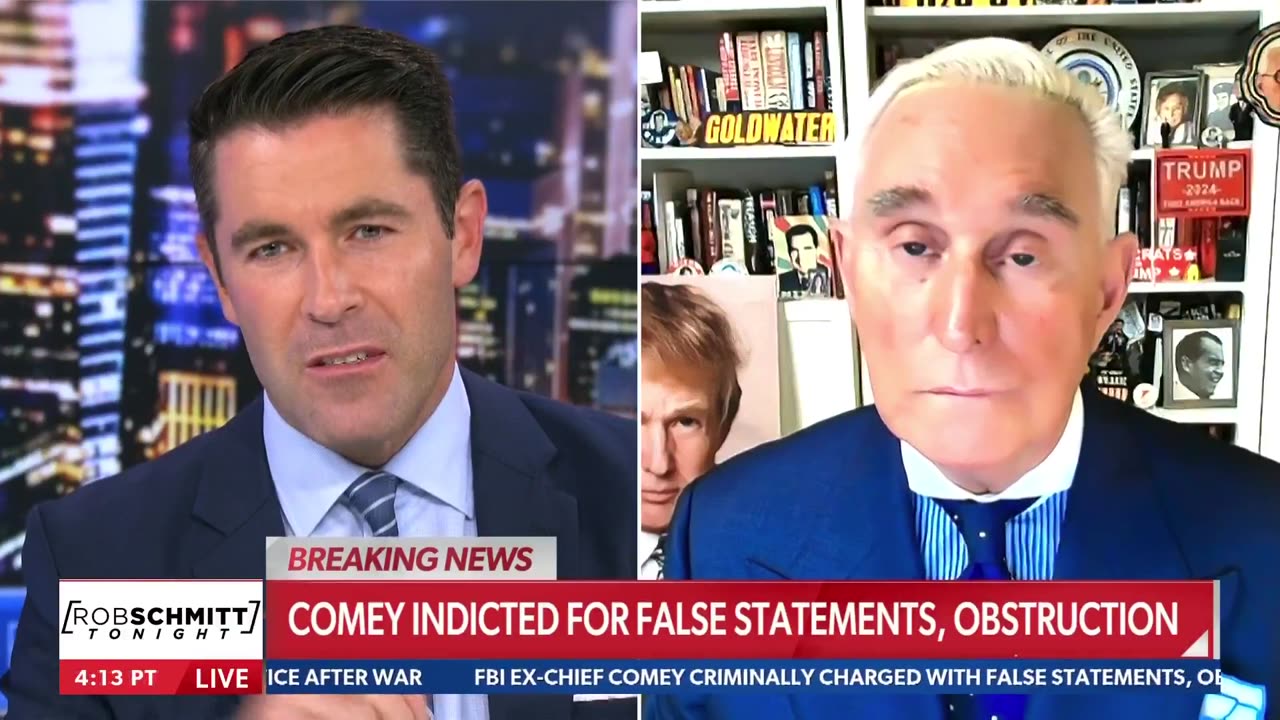 Roger Stone: This is karma - James Comey indicted for exact thing he hit me with.