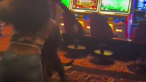 They fight everywhere. Incredible.