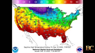 National Weather Forecast (December 12, 2025)